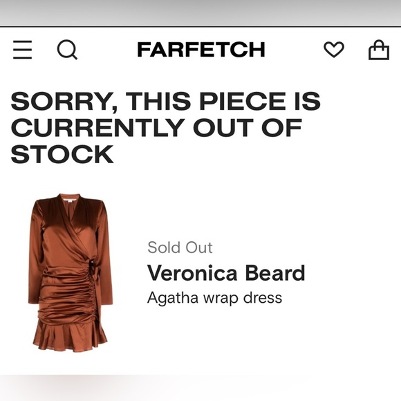 Veronica Beard Orange Ruched Wrap Dress - Picture 14 of 14